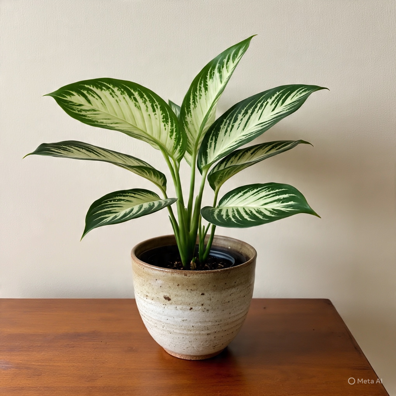Aglaonema Snow White Plant