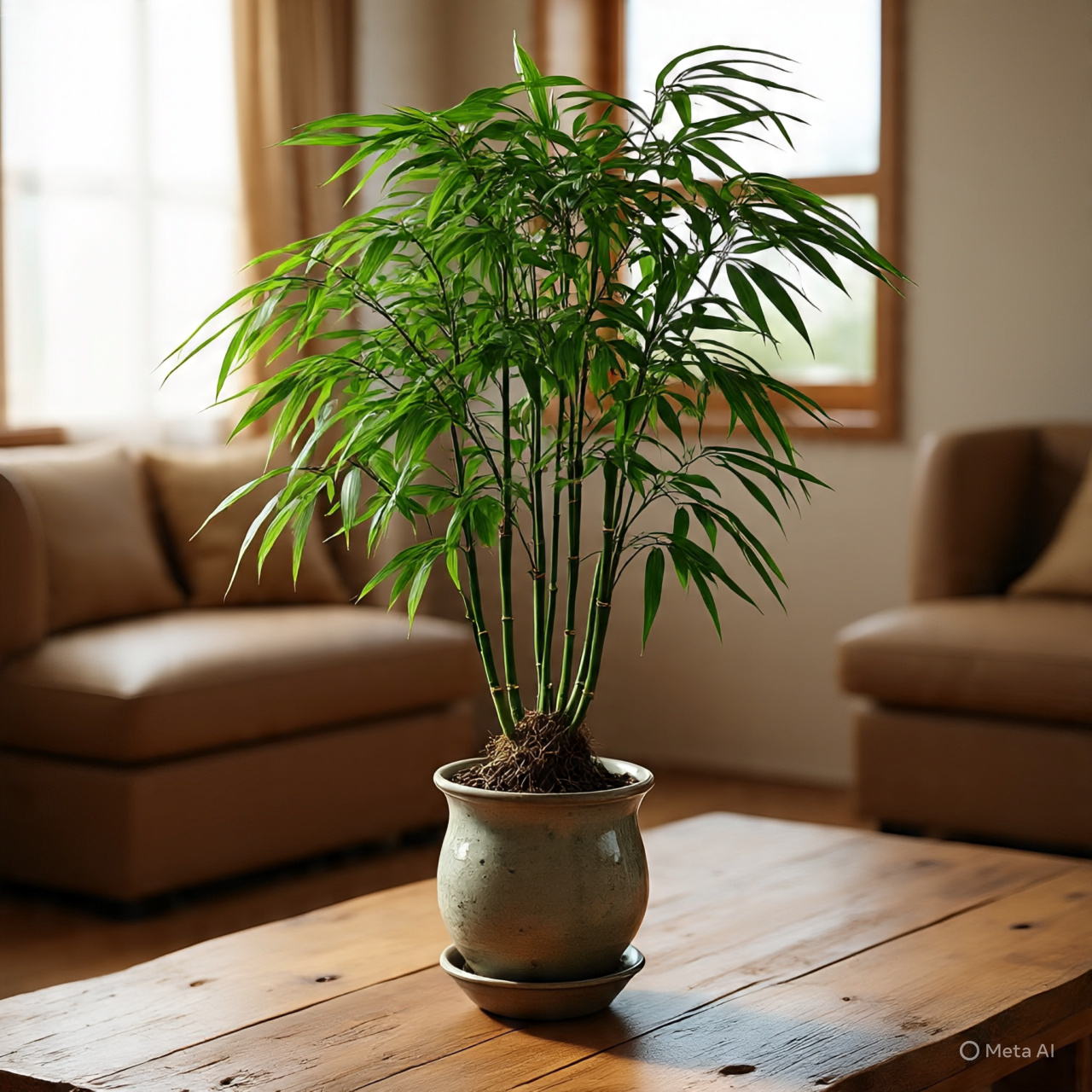 Bamboo Palm Plant