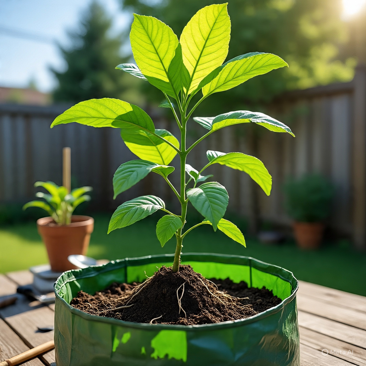 Chiku Plant with Grow Bag