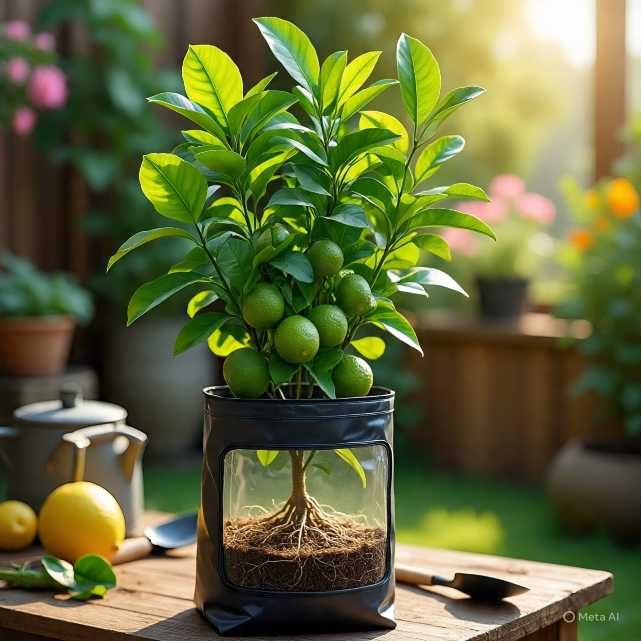 Lemon Plant with Grow Bag