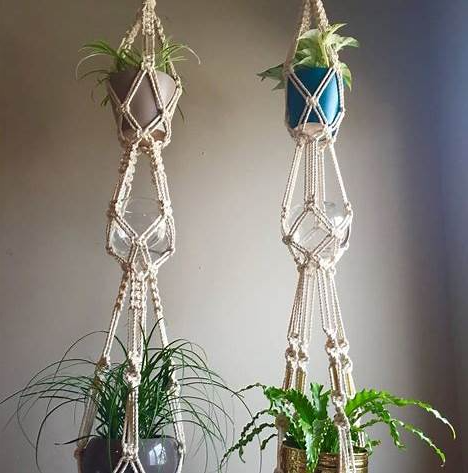 Macrame Three Layer Hanger