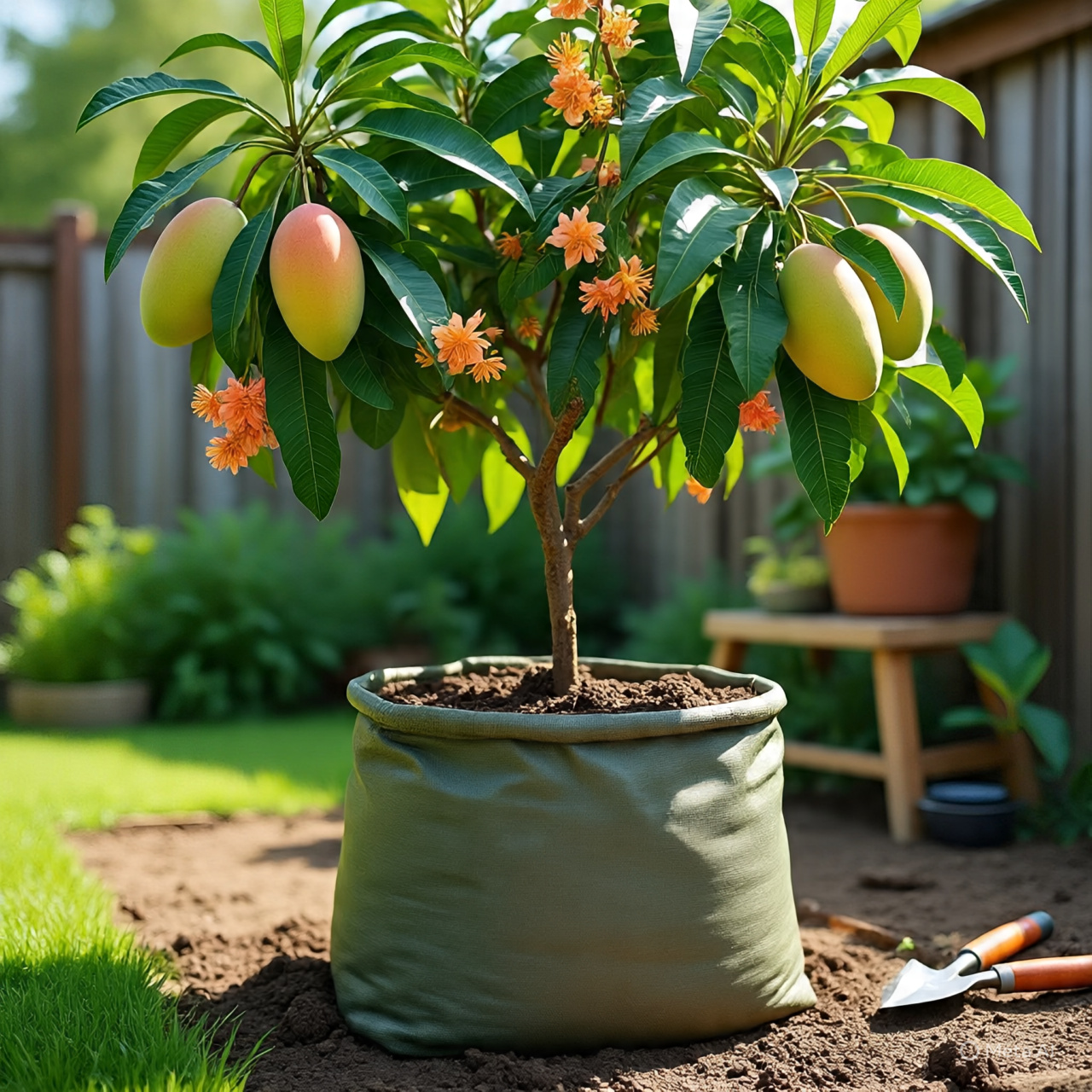 Mango Plant with Grow Bag