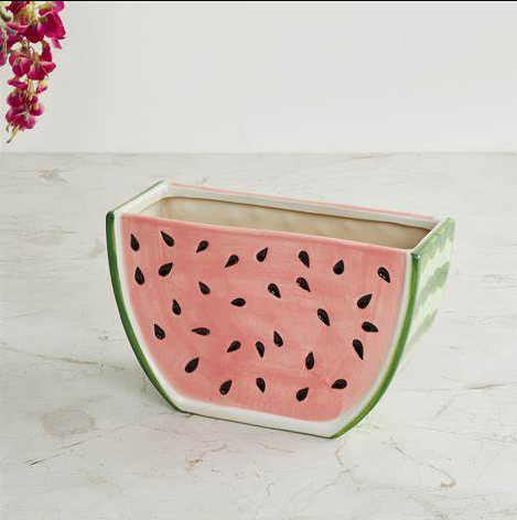 Watermelon Ceramic Planter